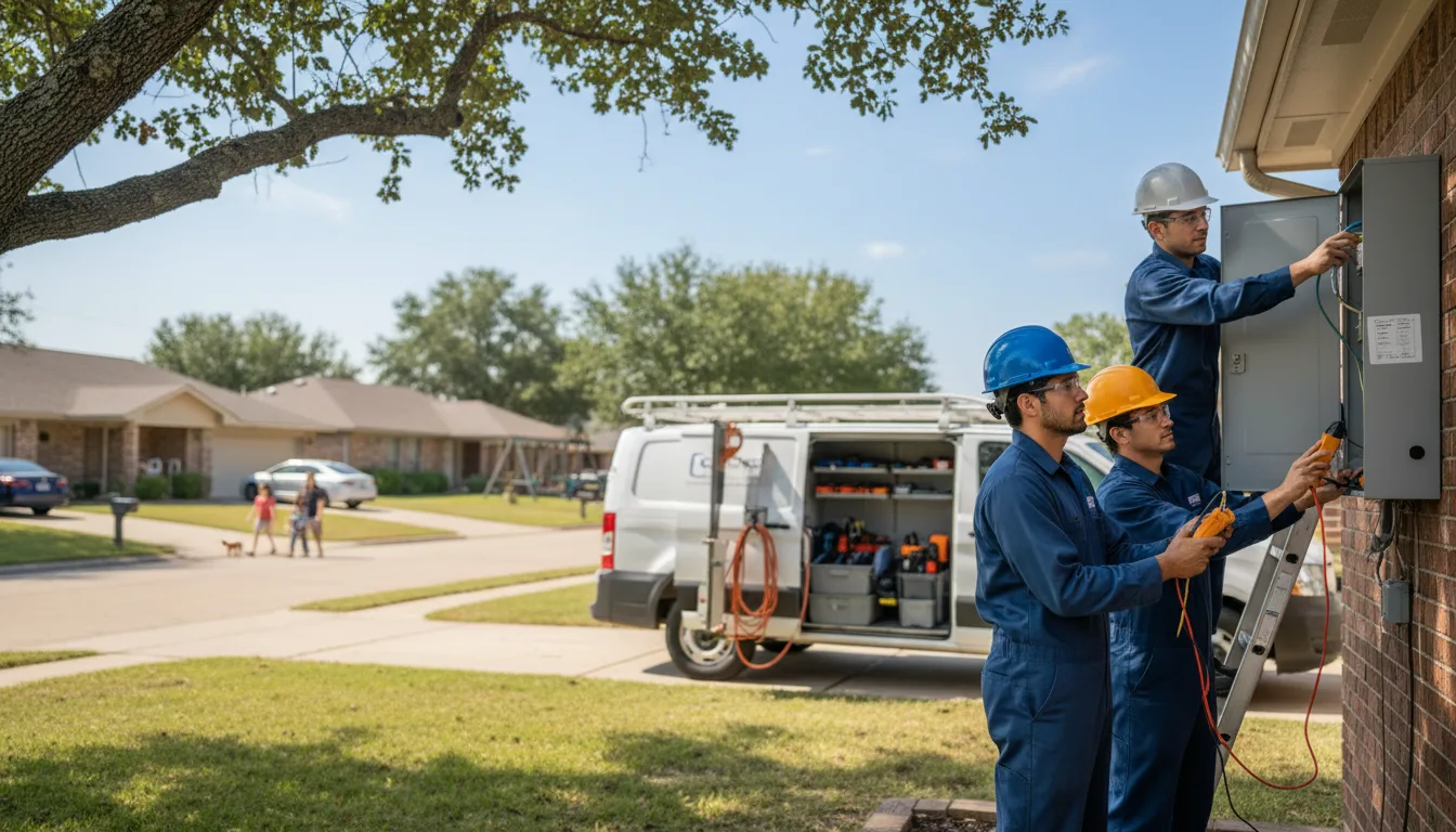 Certified electrician providing emergency electrical services in Bluejacket, OK